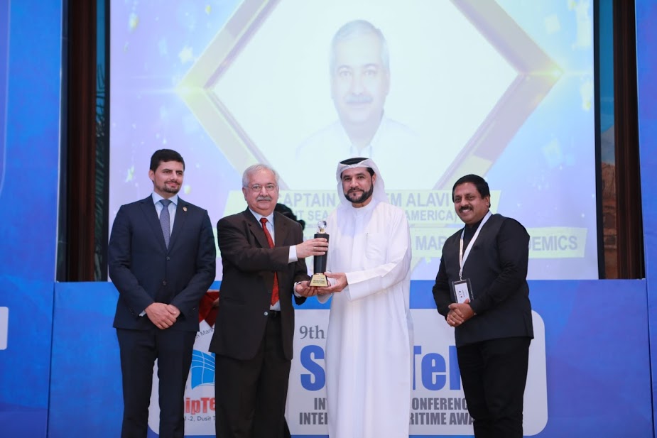 Life Time Achievement Award for Maritime Academics CAPT. SALEEM ALAVI